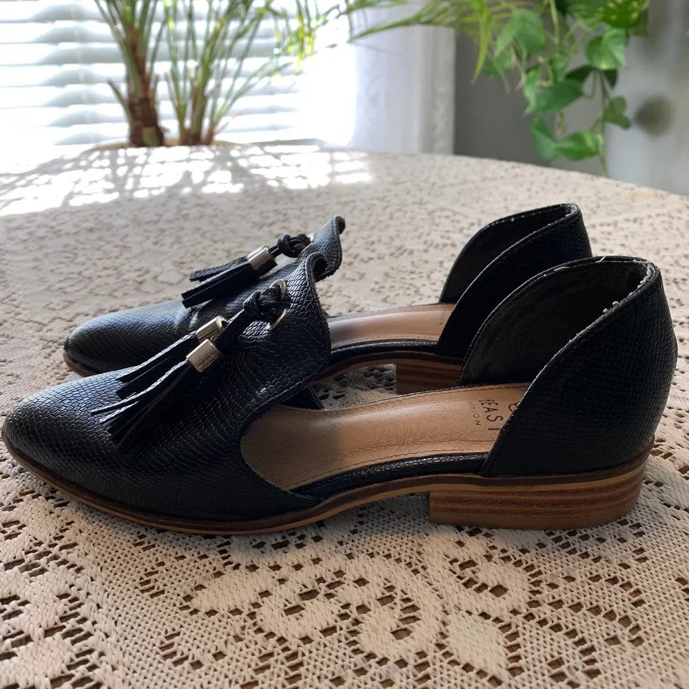 Beast Fashion Carter Dorsay Tassel‎ Shoes Women's Size 6